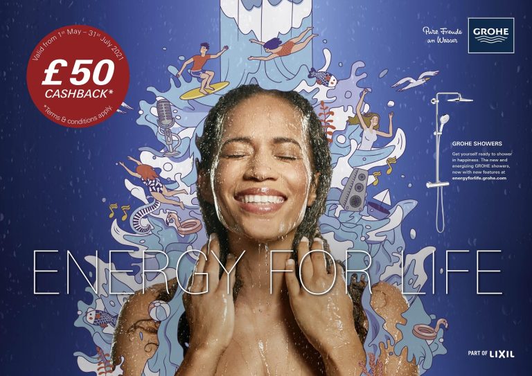 Energy for Life Shower Campaign Grohe
