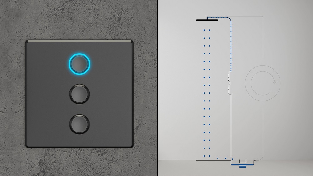 Grohe Recycling shower concept