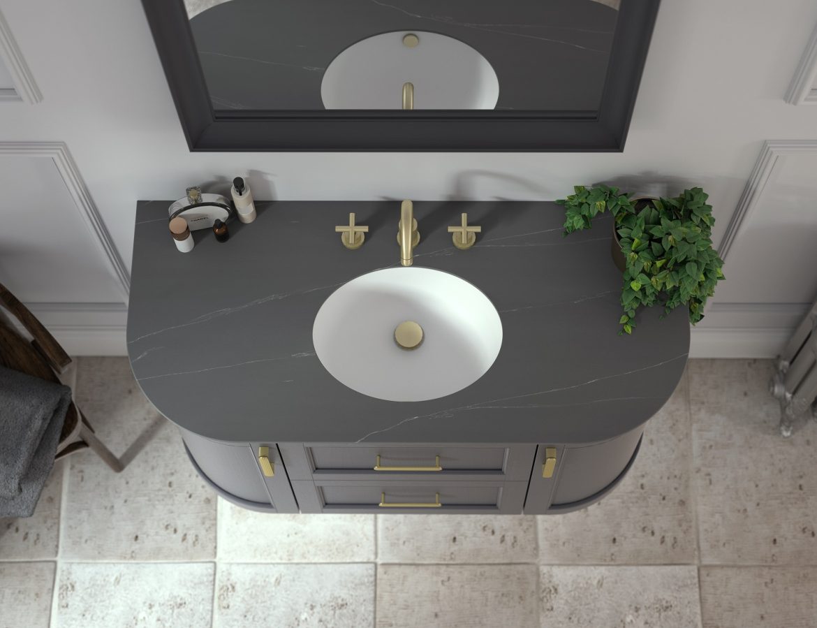 Utopia expands 20mm solid surface collection Palladian-Grey-20mm-solid-surface-worktop-from-Utopia