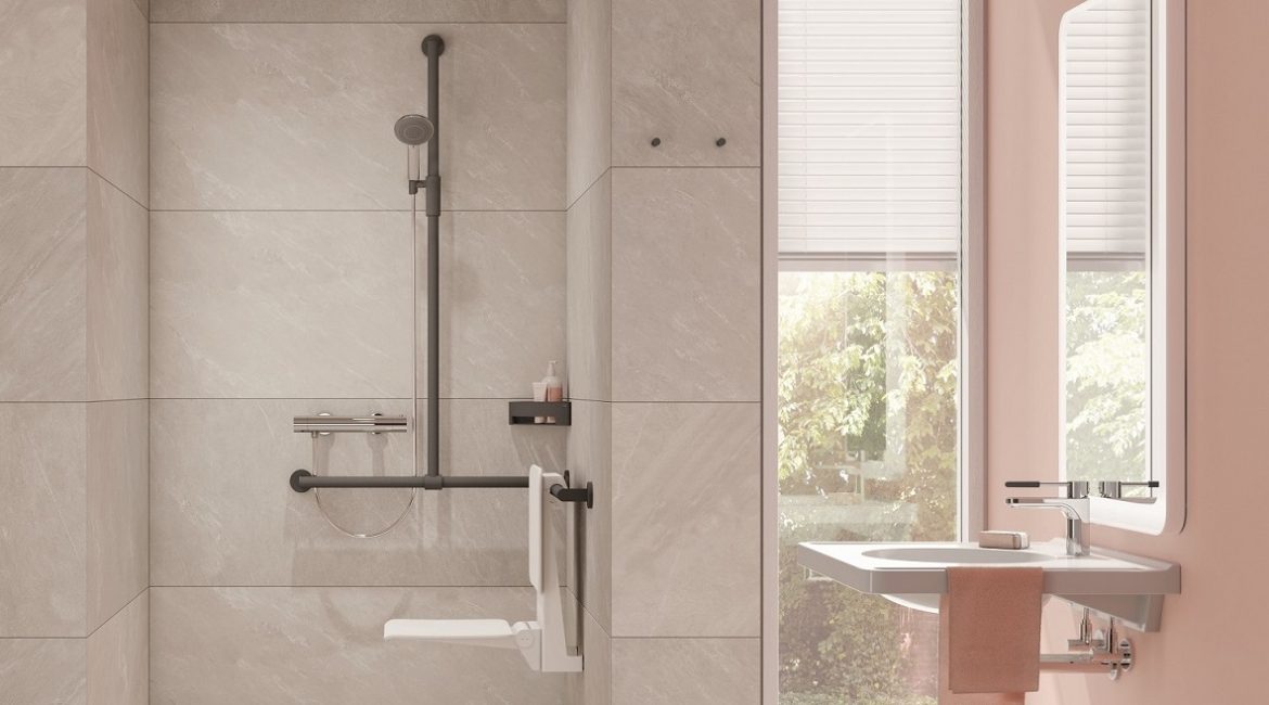 A new sense of comfort & safety from HEWI HEWI_Magnetic_Shower_holder