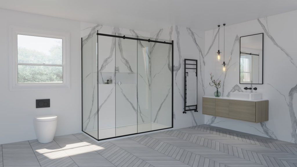 Space-saving shower spaces from The Shower Lab