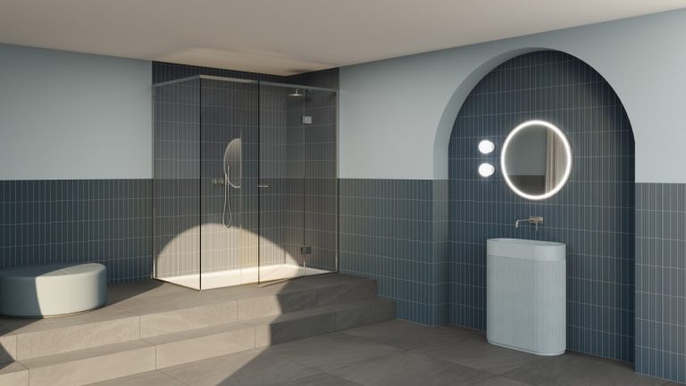 The Shower Lab Space-saving Design