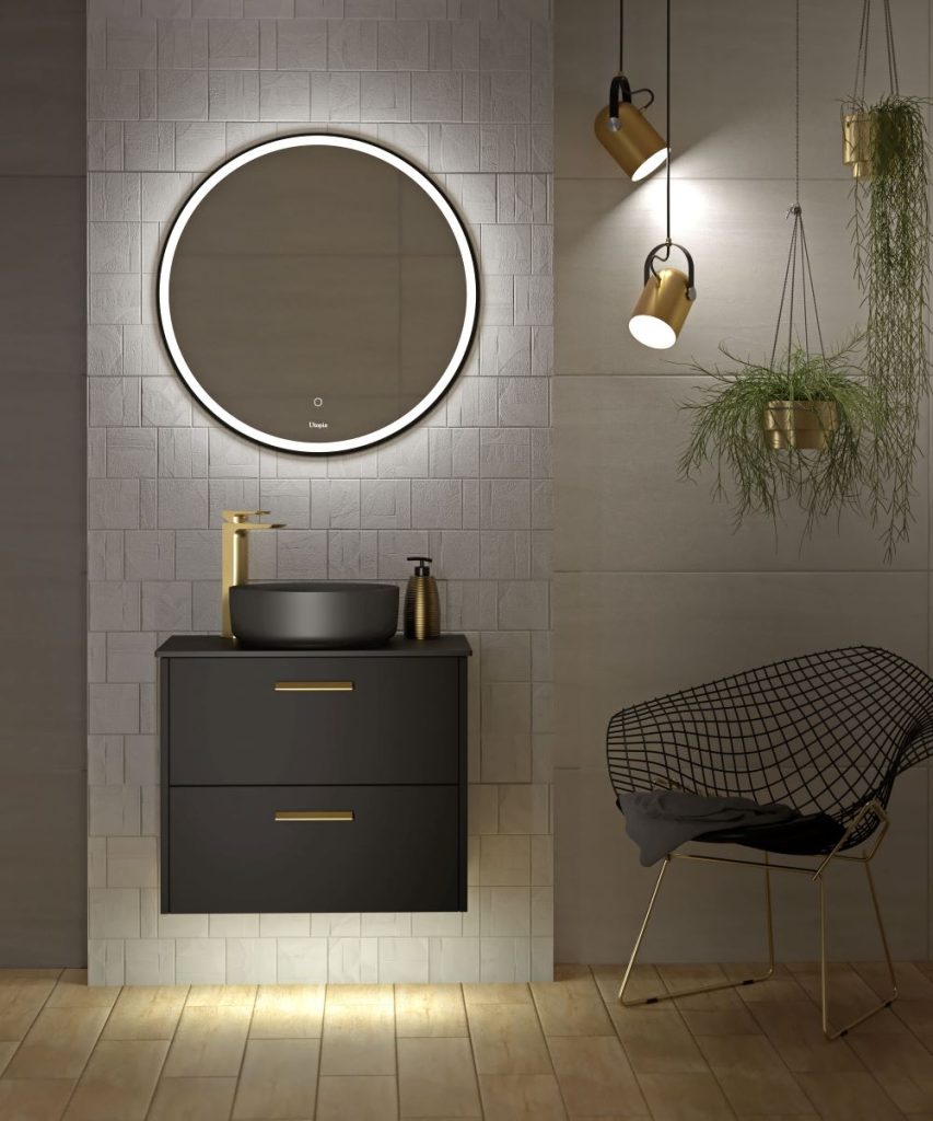 Bathroom Review Utopia Modular Furniture in Carbon Black