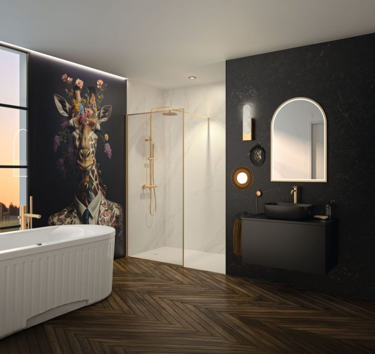 Bathroom-Review-Kinedo-Solo-Design-gold-Giraffe-Kinewall