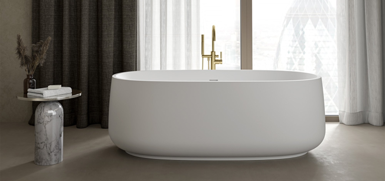 Enhance your space: Luxurious basins, baths, and WCs by Nôsa Bathroom-Review-sanitaryware-Nosa-Cloud-Freestanding-Stone-Bath