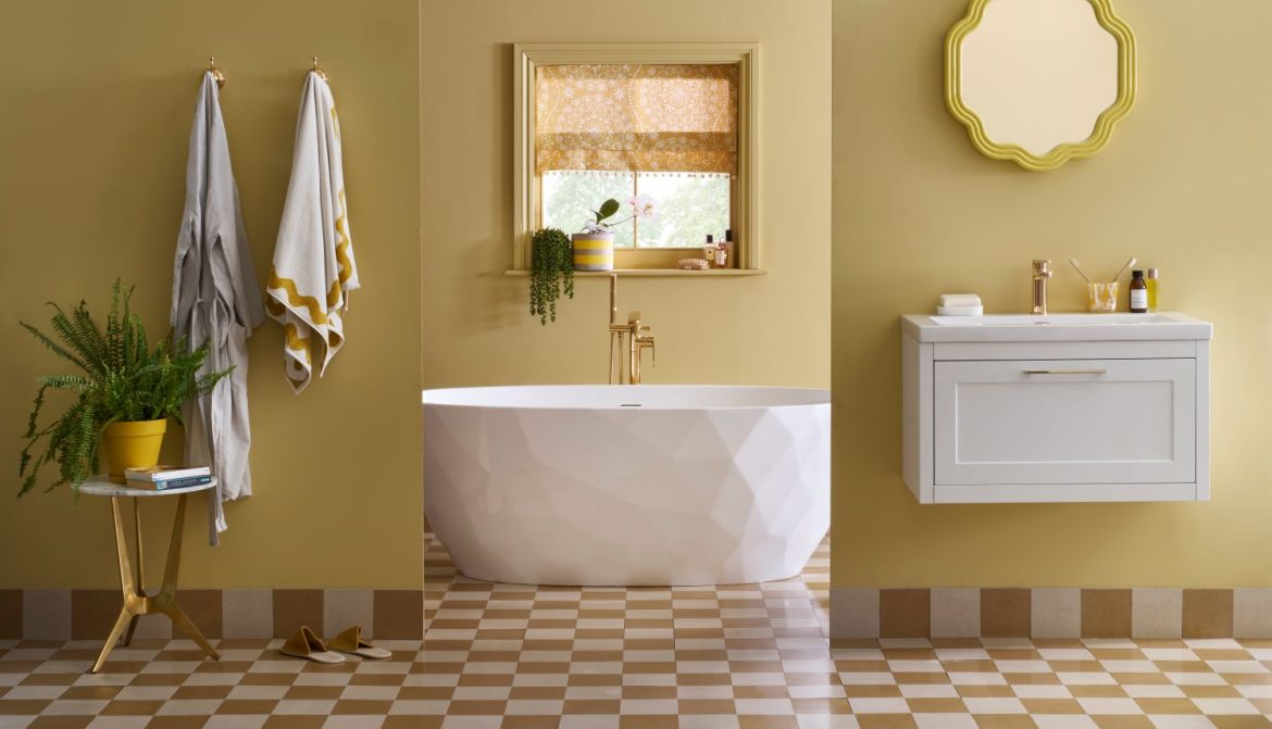 BC Designs deliver aesthetics, drama, and style to the bathroom Bathroom-Review-BC-Designs-Butter-Yelllow-Textured-Bath
