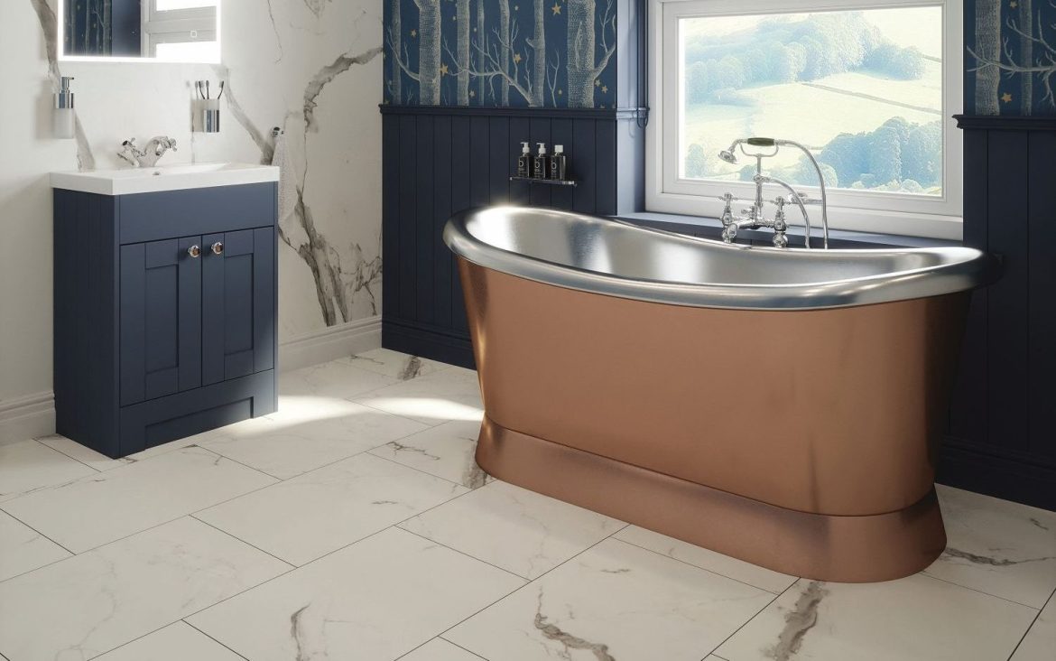 Waterline introduces luxe brass and copper baths – luxury made affordable Bathroom-Review-Waterline-Copper-Bath-Tub-with-Nickel-Interior-Lifestyle