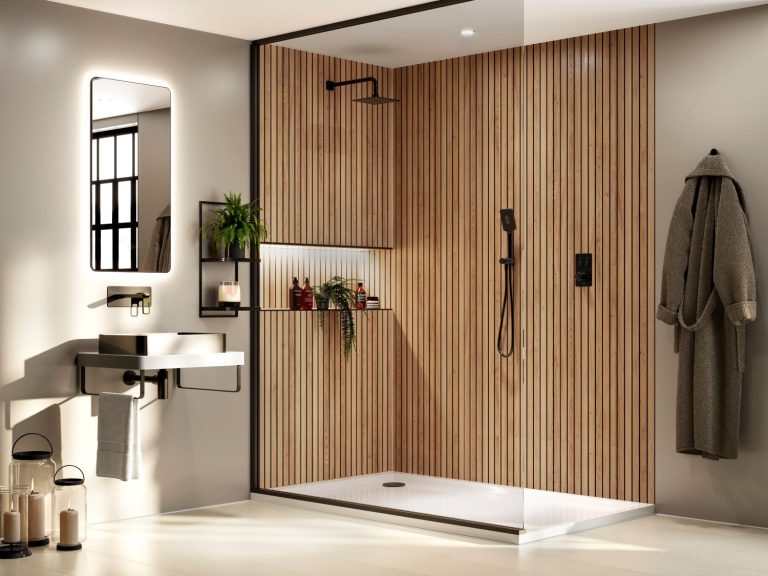 Abode 2026 bathroom design trends Bathroom-Review.-Abode-LEVARTO-Wall-Black-IOX-Tablet-Black