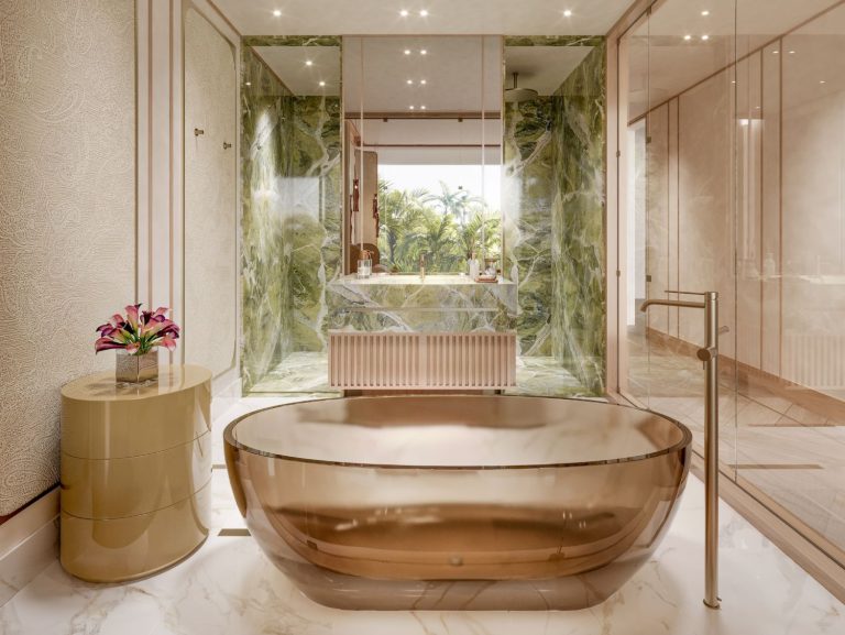 ETRO-Residences-Phuket-–-Master-Bathroom-with-Italian-Marble-and-Velvet-Finishes