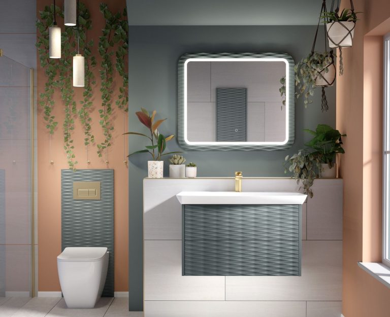 Where light meets luxury – Utopia launches new GlowLux mirror GlowLux-Wave-mirror-in-Alpine-Green-Utopia